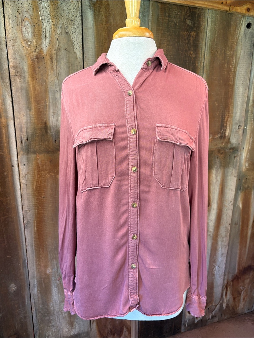 American Eagle Outfitters Vintage Boyfriend Button Down Shirt
